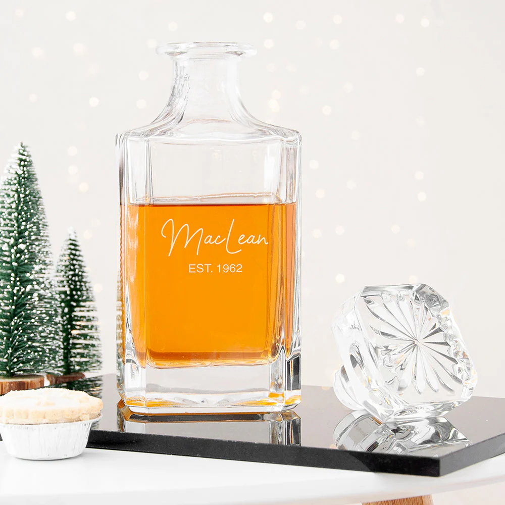 Personalised Classic Signature Square Decanter