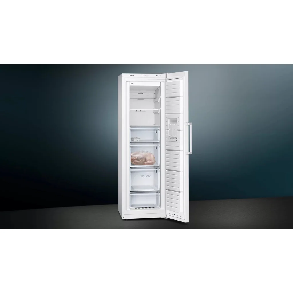 2025 Congelador arcón Siemens iQ300 GS36NVWEP – 242 L, independiente, clase energética E, blanco