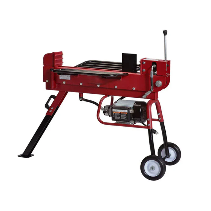 Industrial ED10T20 10-Ton Electric Log Splitter with Dual-Action Wedge & 2.5 HP Motor
