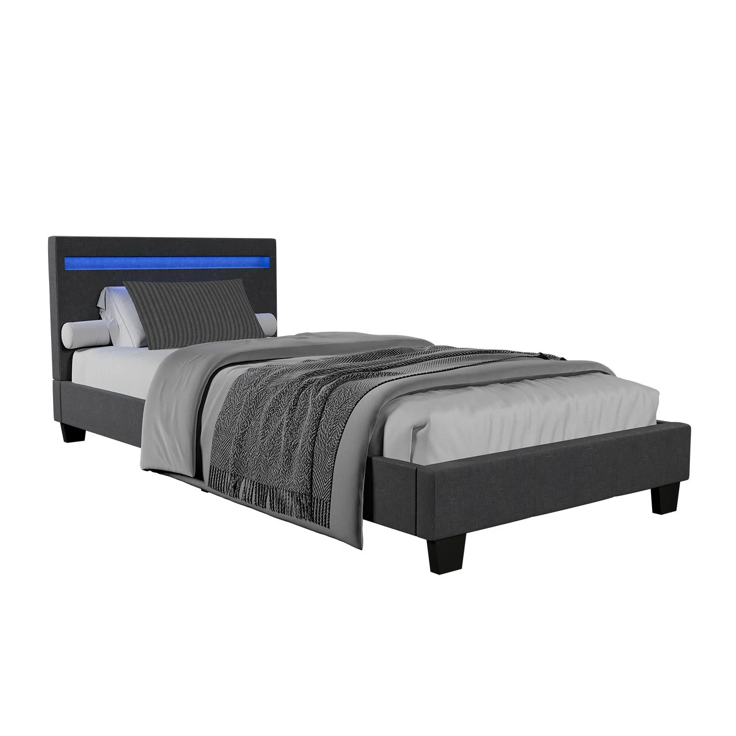 2025 Cama tapizada Verona 120x200 cm en blanco