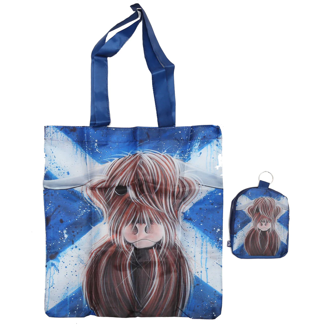 Reusable Shopping Bag - Saltire Coo