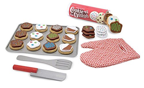 Slice & Bake Cookies Set   Play Food Set   FREE Melissa & Doug Scratch Art Mini Pad Bundle [40747] : Giochi e giocattoli