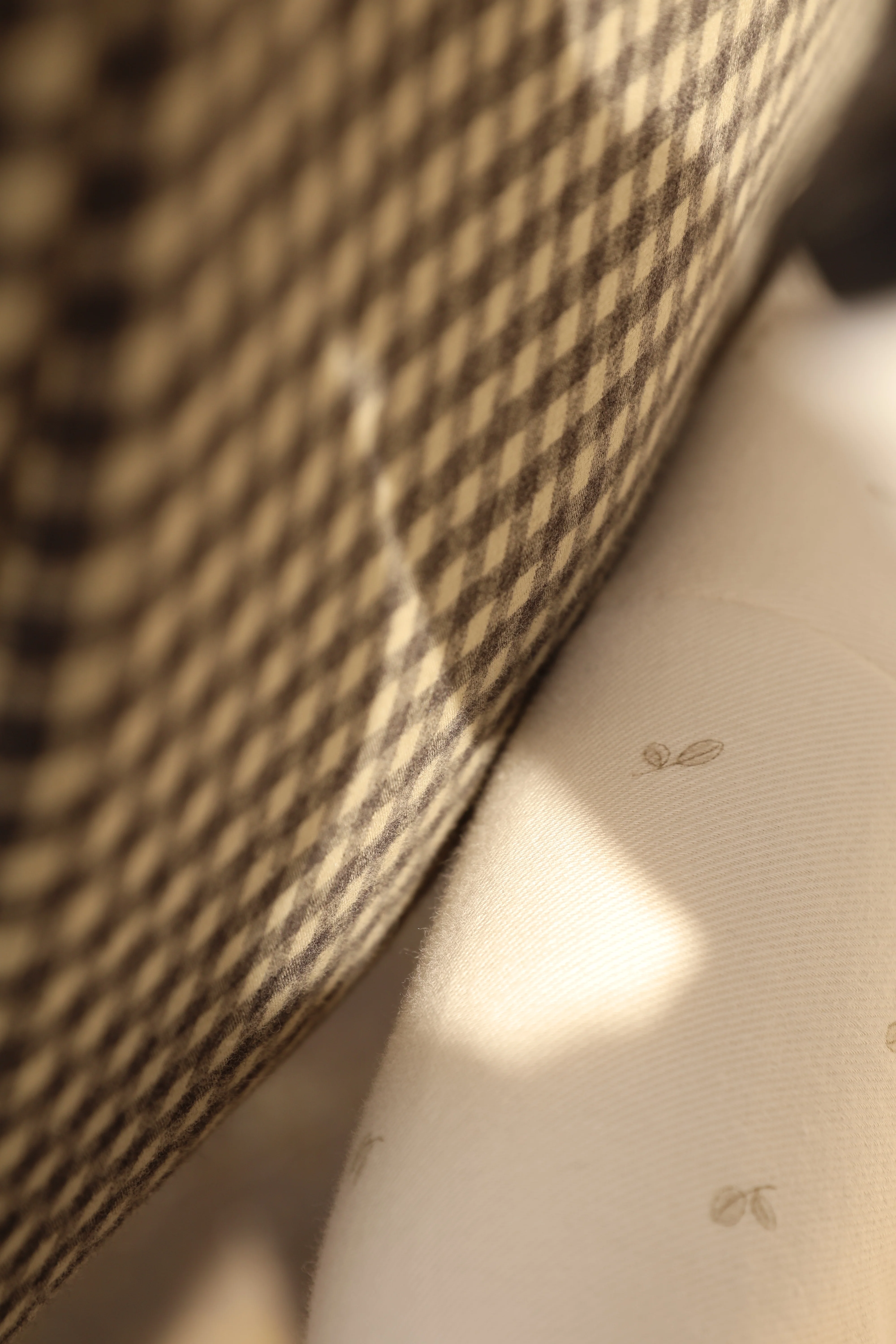 Vestidura Cochecito Cello Oliva + Gasa Cruda Reversible