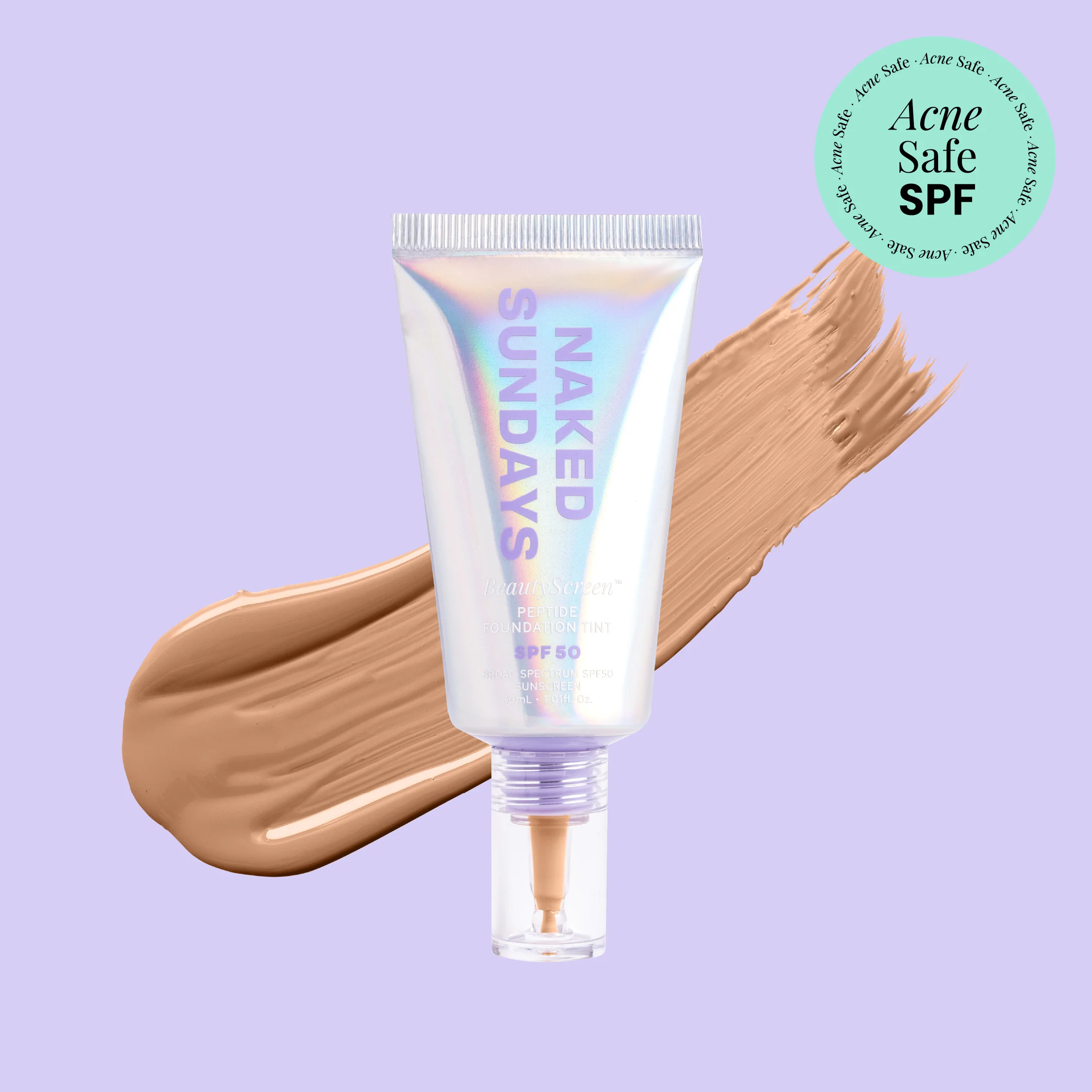 BeautyScreen™ SPF50 Peptide Foundation Tint - 4 Medium Sand