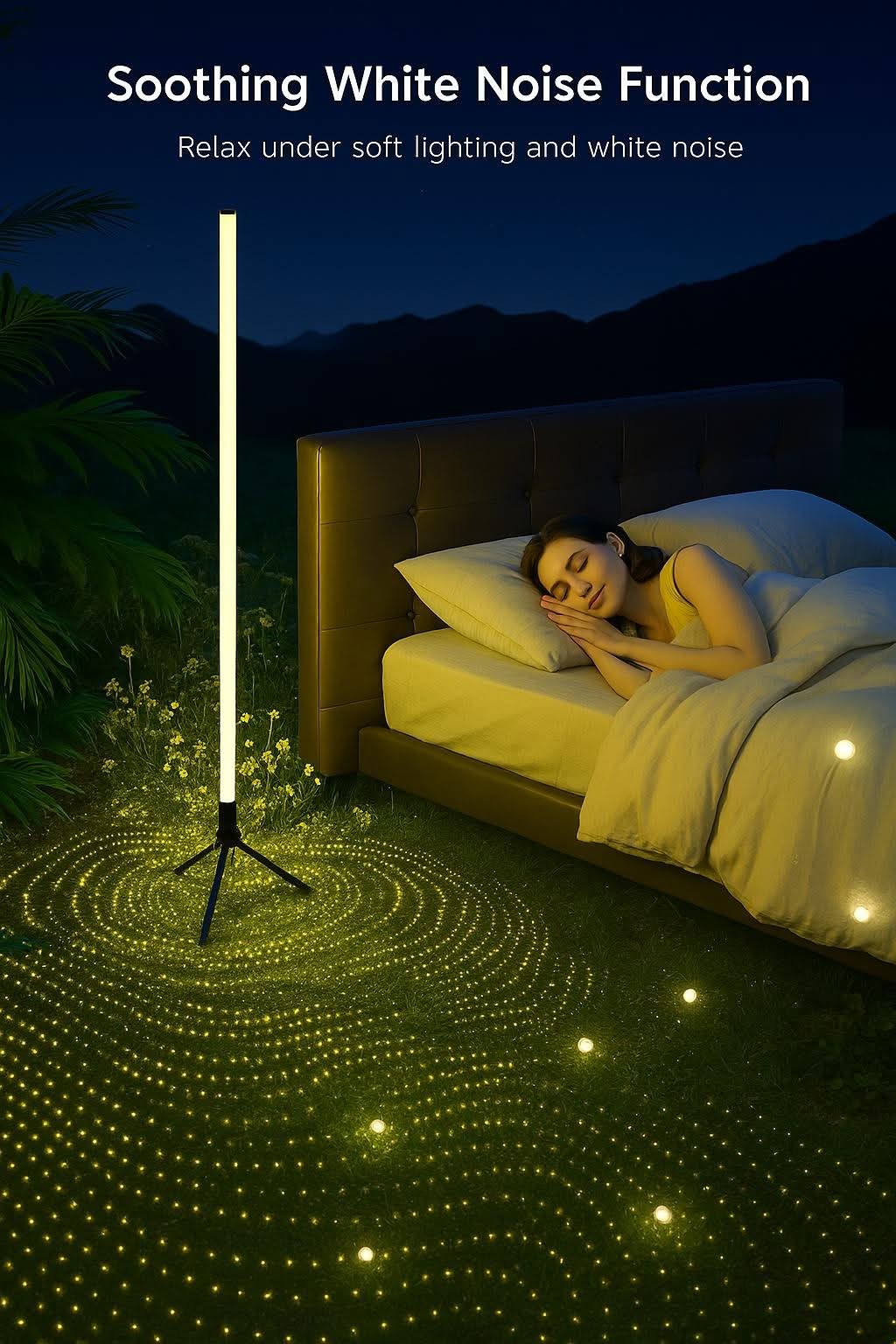 VibeBeam? �C Nordic RGB Tripod Floor Lamp