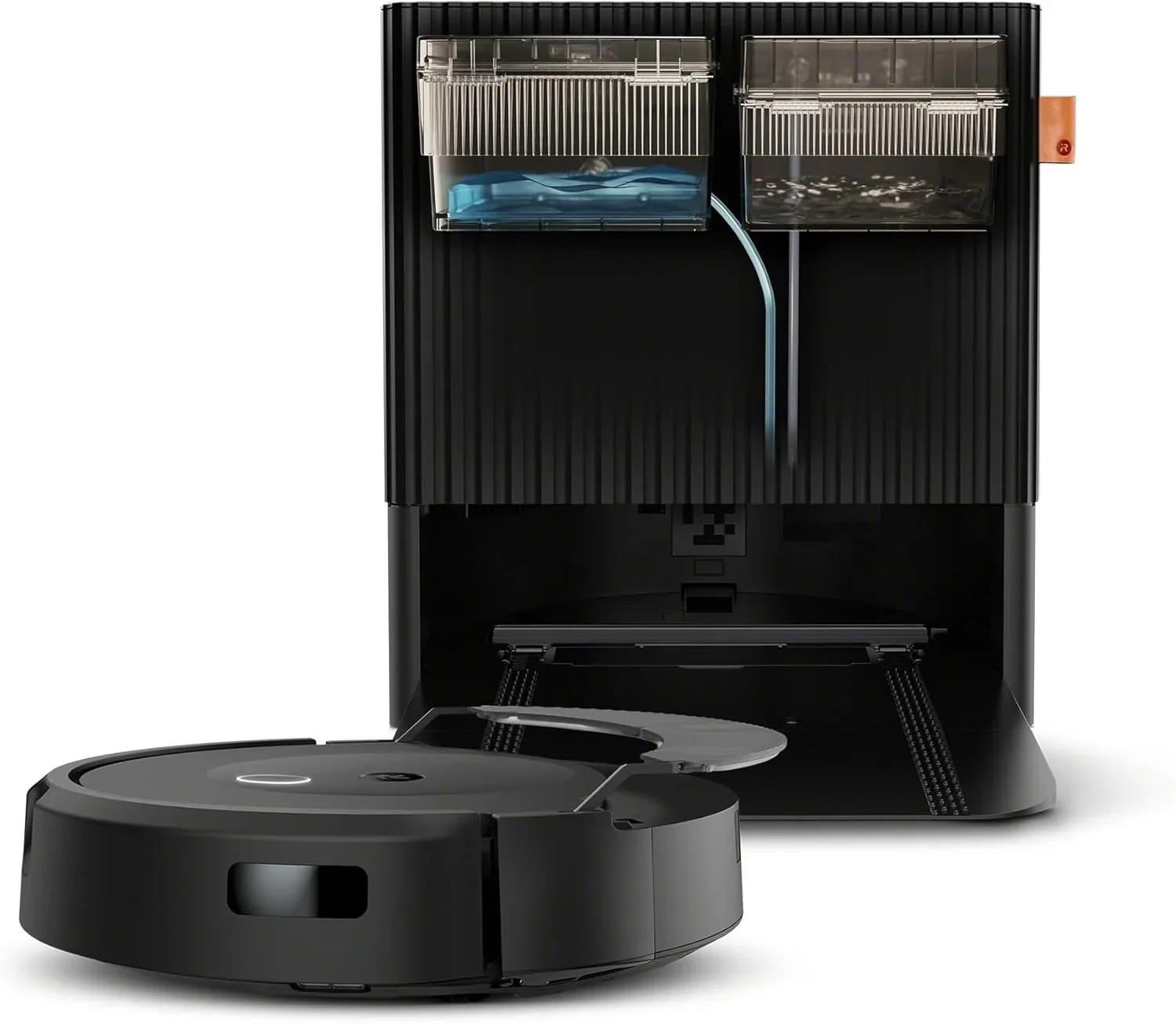 iRobot Roomba Combo 10 MAX + Base AutoWash, Robot Aspirador y friegasuelos, Multifuncional autolimpiable, rellena el depósito Agua, Lava&Seca mopa, autovaciado, mopa retráctil, Evita obstáculos, App