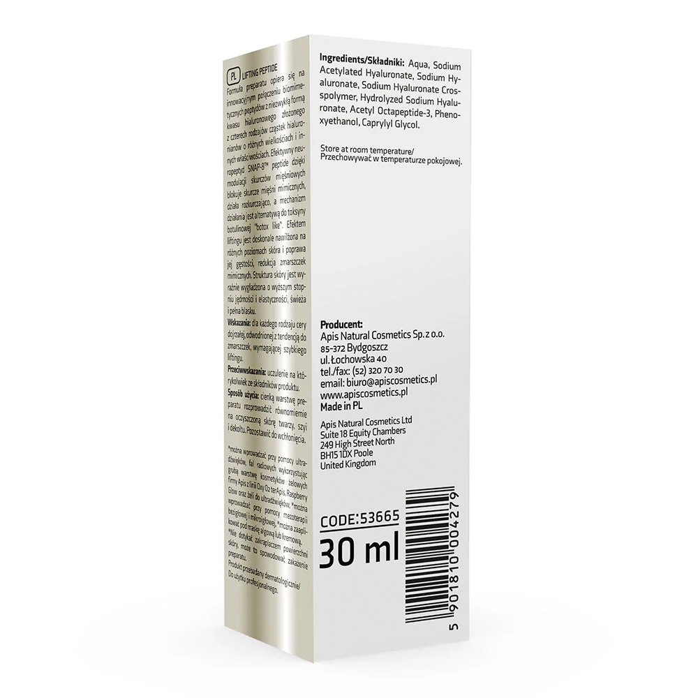 Apis Hyaluron 4D with SNAP-8? Peptide �C Intensive Hydration Serum | 30ml