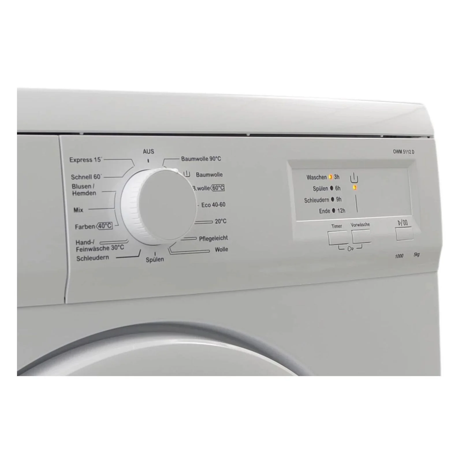 2025 Lavadora OK. OWM 5112 D – 5 kg, compacta y práctica
