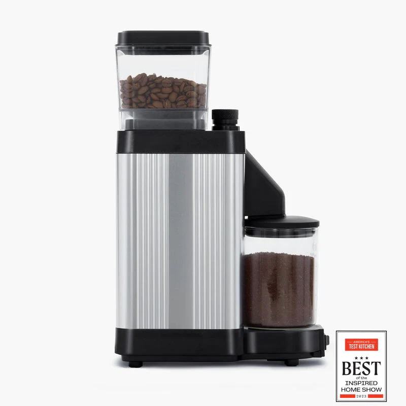 Moccamaster KM5 Burr Grinder in Polished Silver