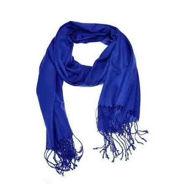 Royal Blue Pashmina Scarf Shawl 100% Fine Wool Mix  20+ COLORS  28