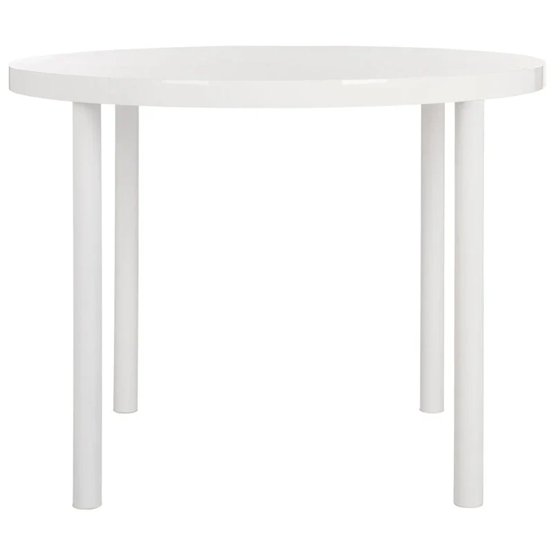 SAFAVIEH Janell White Dining Table - 39.4" Square x 30" Height
