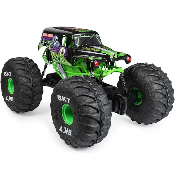 Monster Jam Mega Grave Digger Truck All Terrain Remote Control Monster 1:6