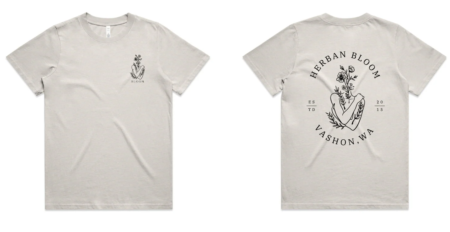Herban Bloom Bloom Tee | Faded Bone