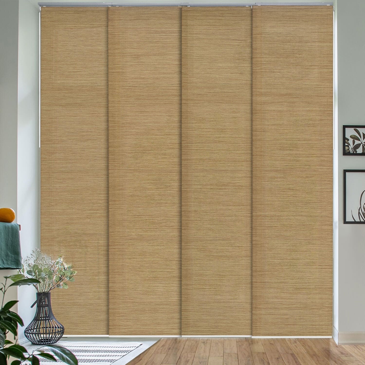 GoDear Design Adjustable Sliding Panel Track Blinds, Vertical Blinds, Classic, 45.8