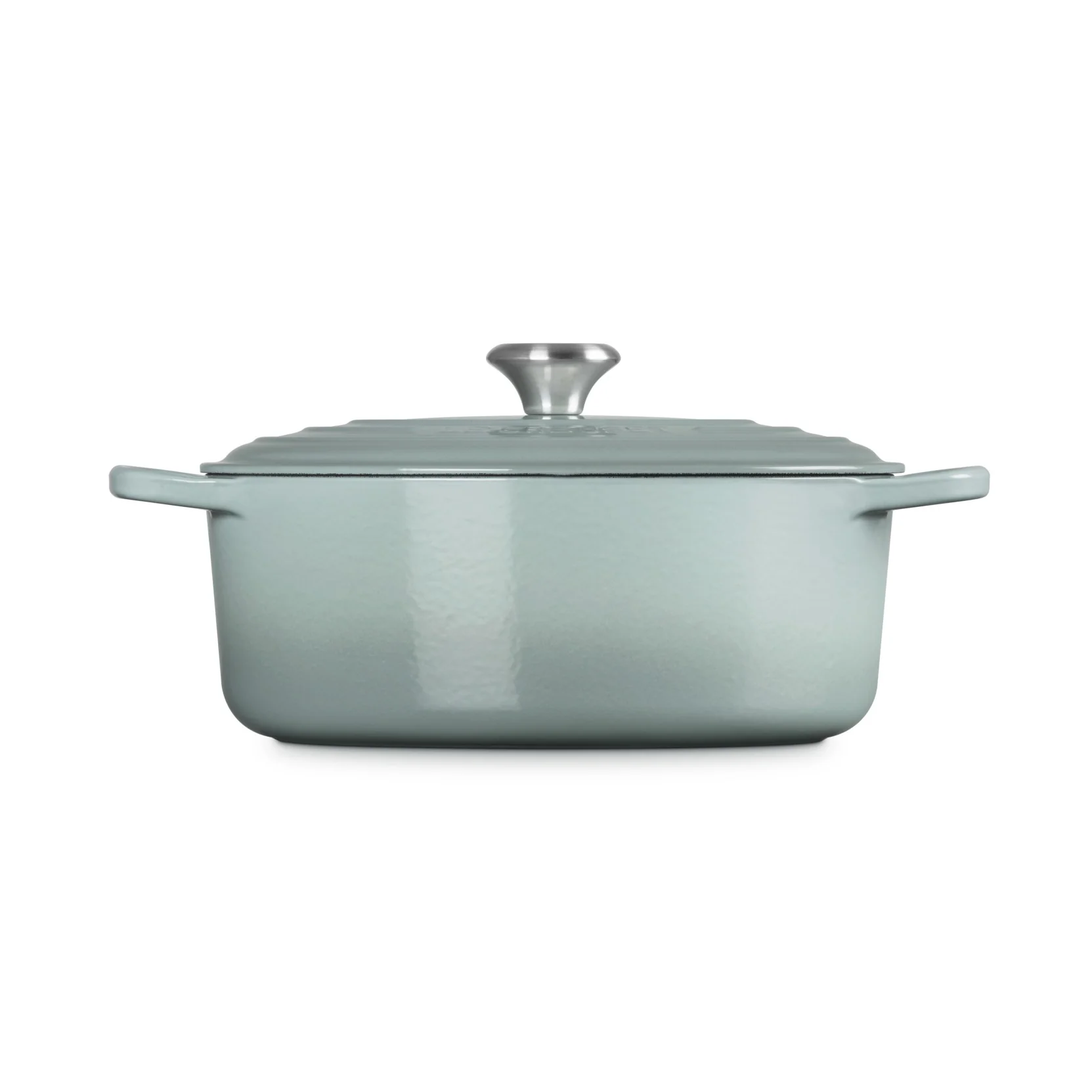 Le Creuset Pfanne Signature Bräter Oval  29 cm Sea Salt