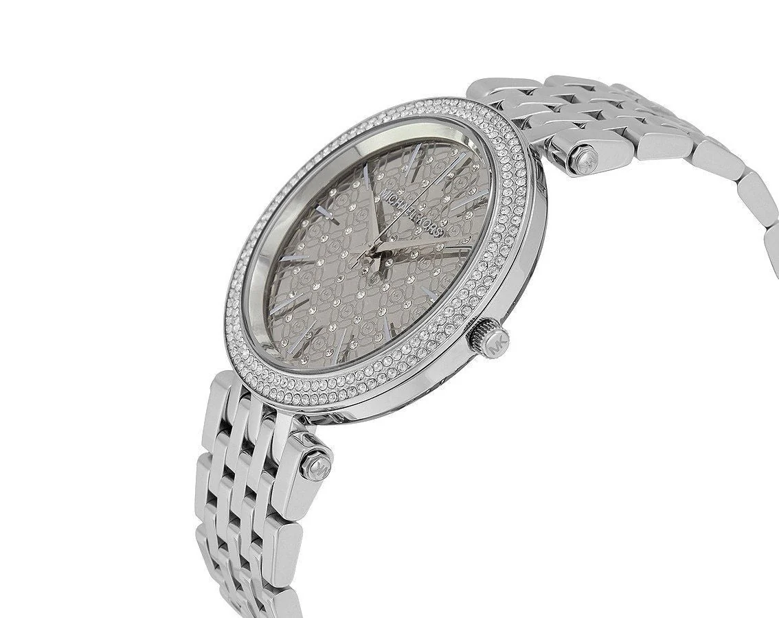 Michael Kors Darci Crystal Pave Silver-Tone Women's Watch - MK3404