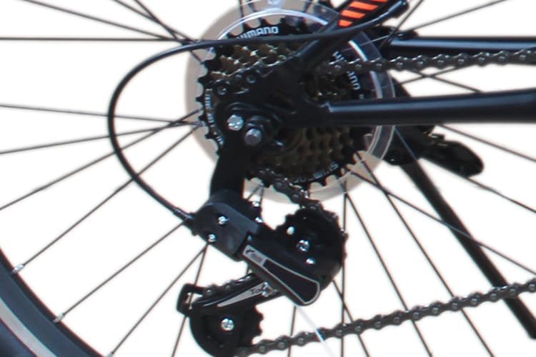 Talson 24 inch mountainbike fiets MET VERING & verlichting 21-versnellingen Faster BBO