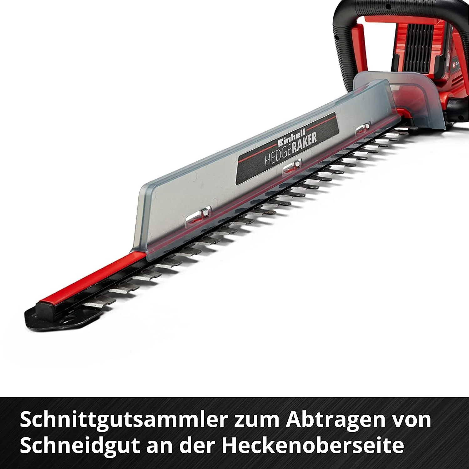 Einhell Accu heggenschaar GE-CH 18/60 Li-Solo Power X-Change (18 V, 60 cm zwaardlengte, 22 mm tandafstand, draaibare handgreep, incl. snoeiafvalvanger, zonder accu)