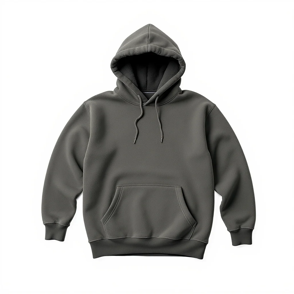 Gender-Neutral Fleece-Lined Hoodie �C Durable Soft Interior, Charcoal, XS�CXL