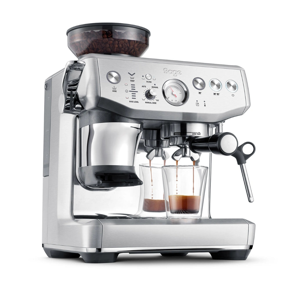 Sage The Barista Express Impress Coffee Machine - Sea Salt White | SES876SST4GUK1