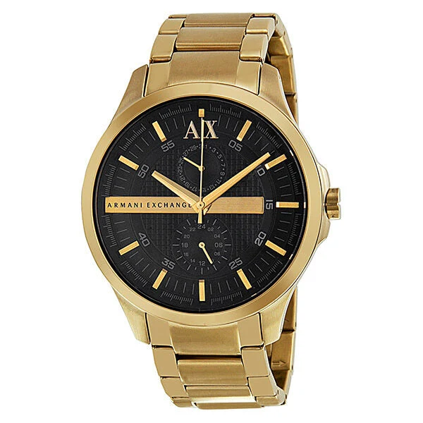 Armani Exchange Hampton Multifunction Black Dial Men's Watch - AX2122