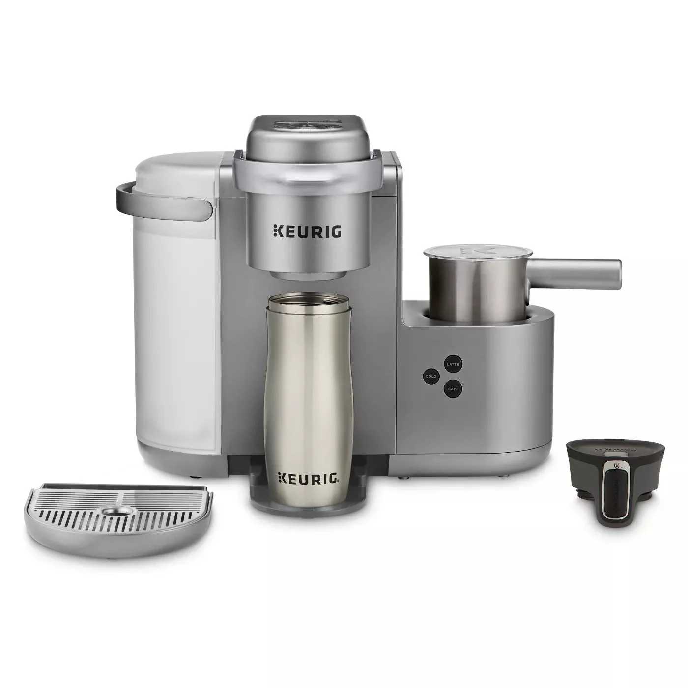 Keurig K-Cafe Edición Especial Cafetera de Una Taza K-Cup para Café, Latte y Cappuccino – Níquel
