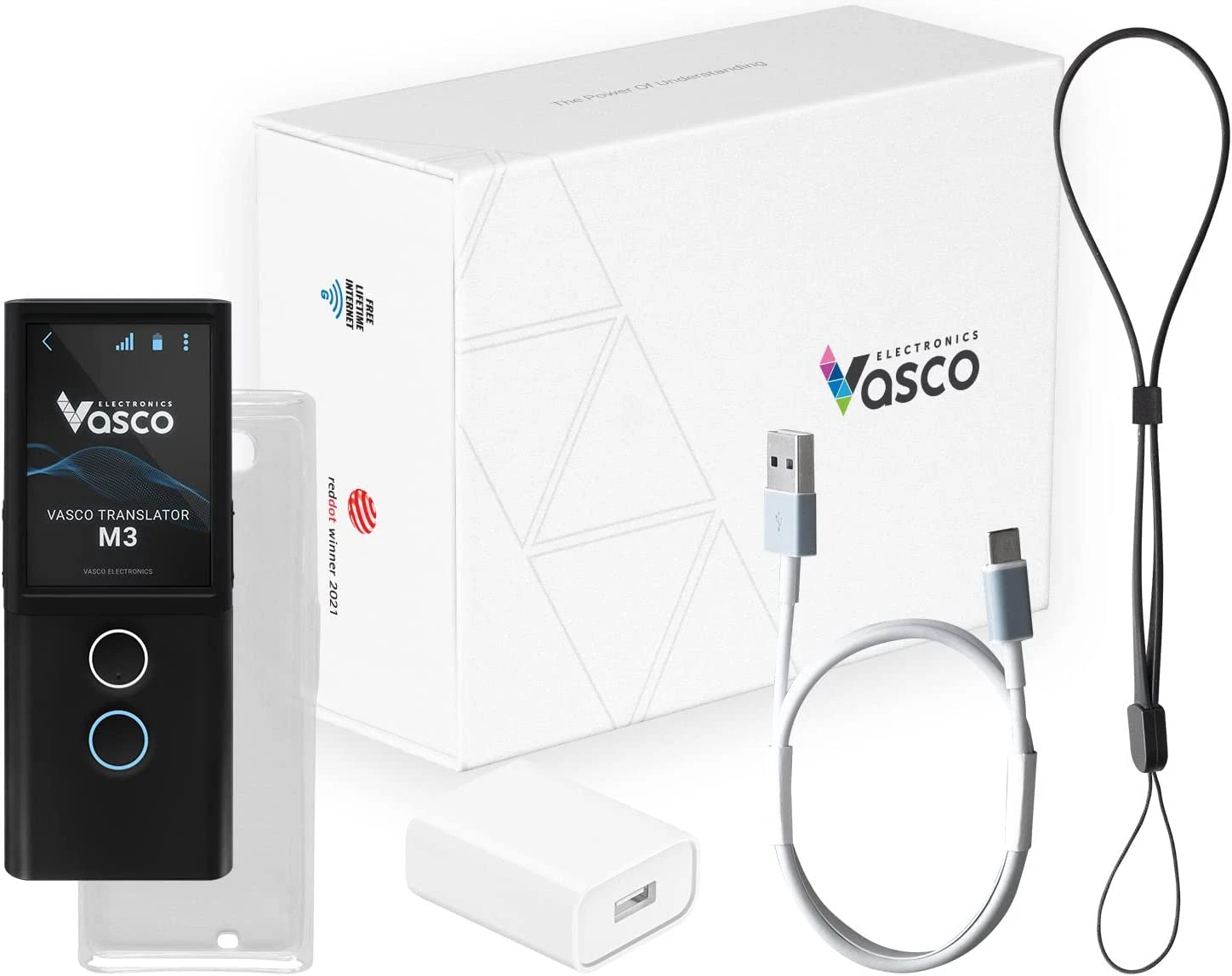 Dispositivo Traductor Vasco M3 | El único traductor con traducción gratuita e ilimitada