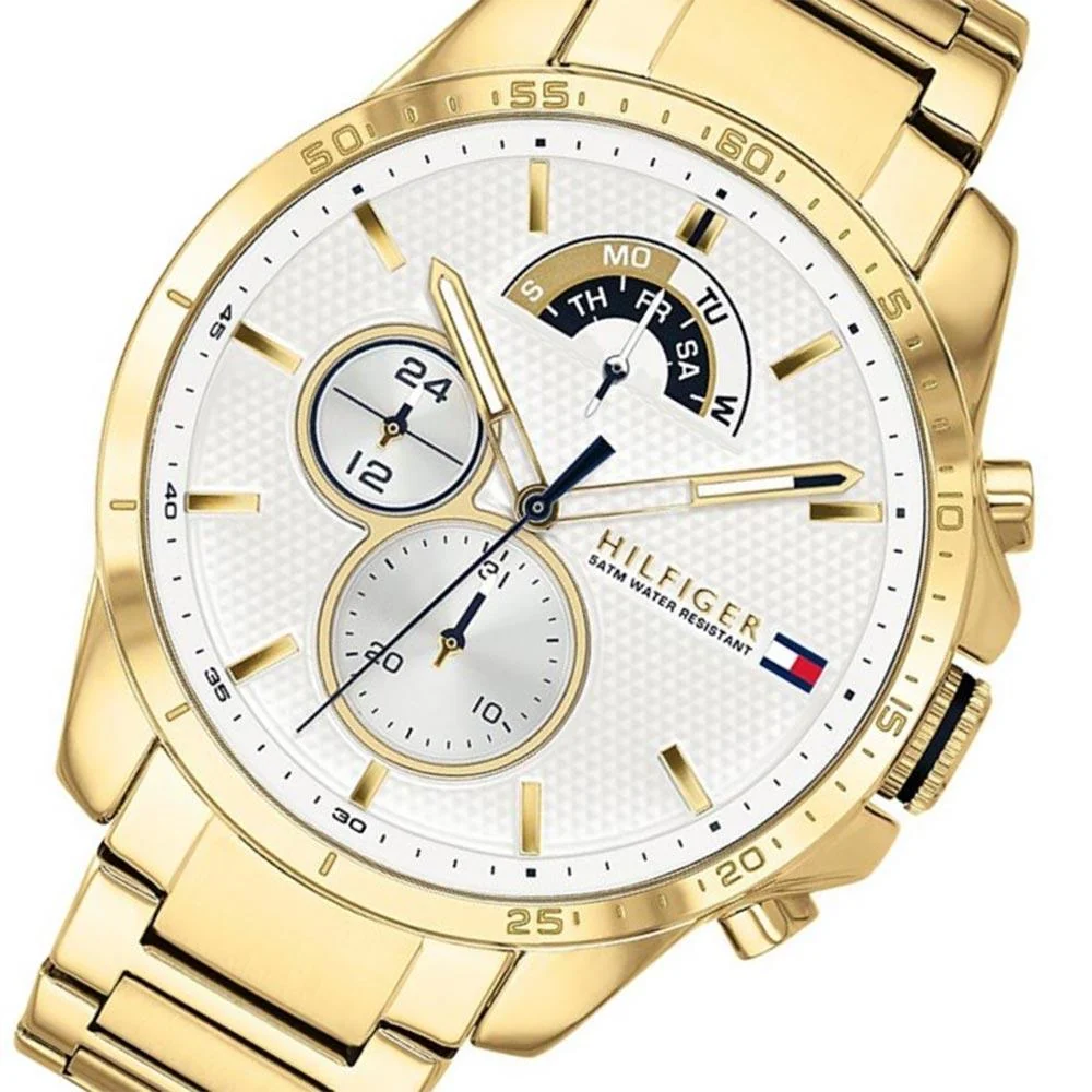 Tommy Hilfiger Iconic Gold Multifunction Men's Watch 1791538
