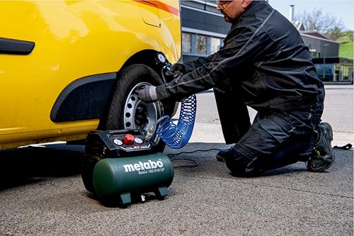 Metabo Compressore Basic 160 – 6 W of (Caldaia 6 l), Pressione 8 Bar, Max. velocità di Rotazione 3500/min : Amazon.it: Fai da te