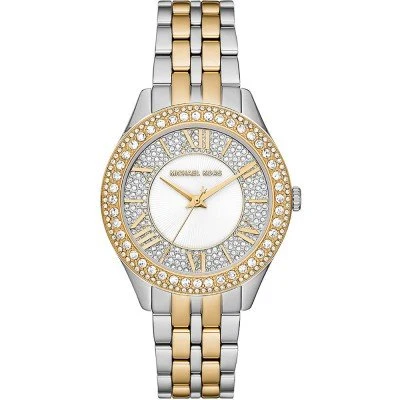 Michael Kors Harlowe Quartz Crystal Silver Dial Ladies Watch MK4811