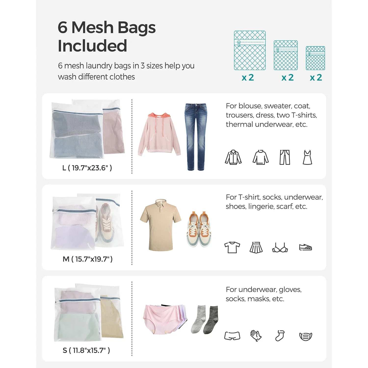 2025 Cesto de ropa 130 litros con bolsas removibles