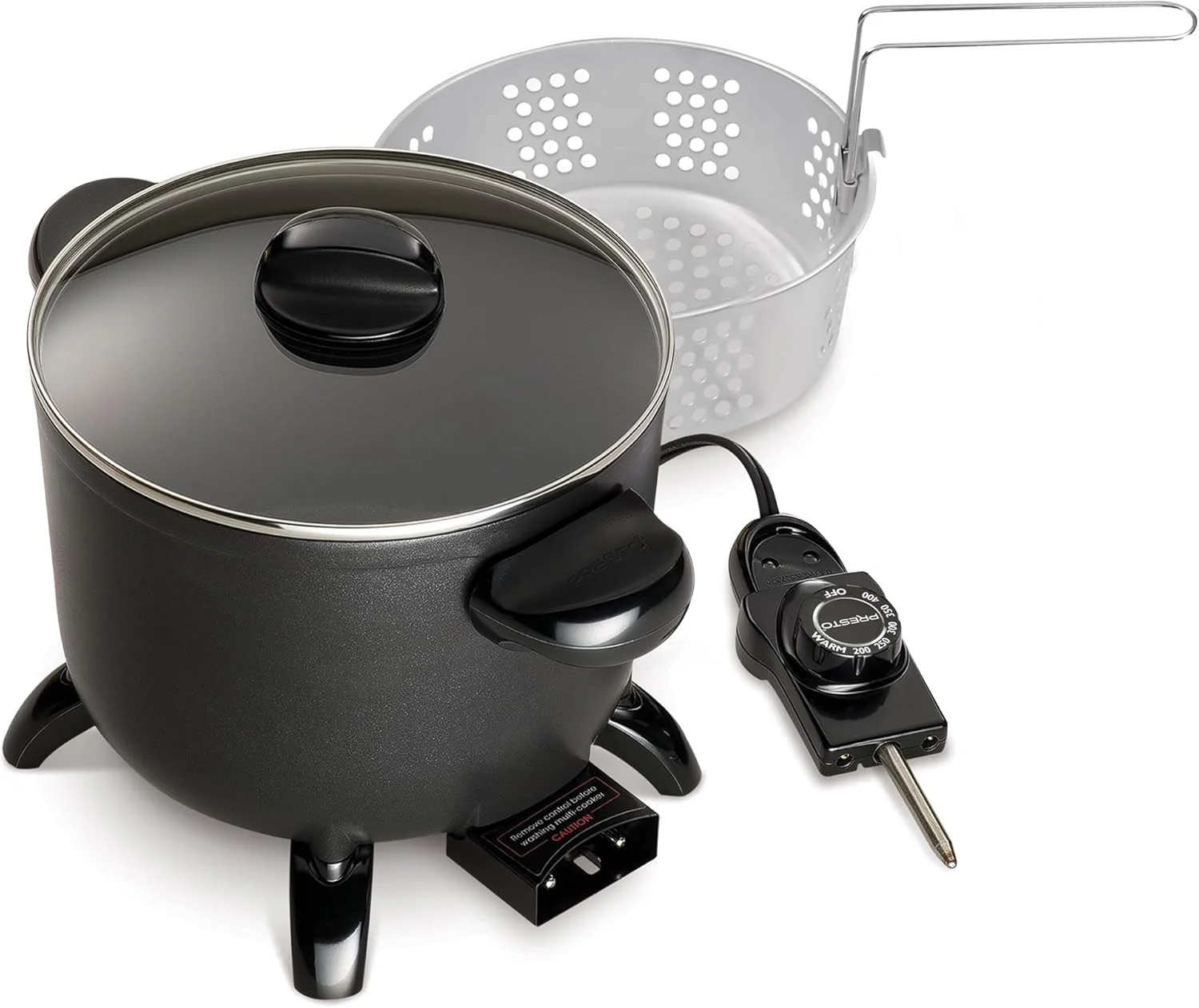 Presto 06006 Kitchen Kettle Multi-Cooker/Steamer, Black