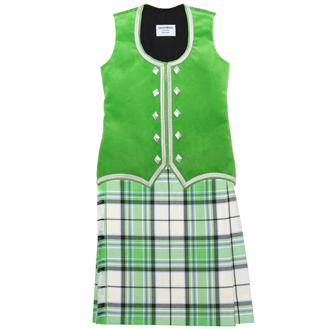 Tartan - Dress Lime McKellar