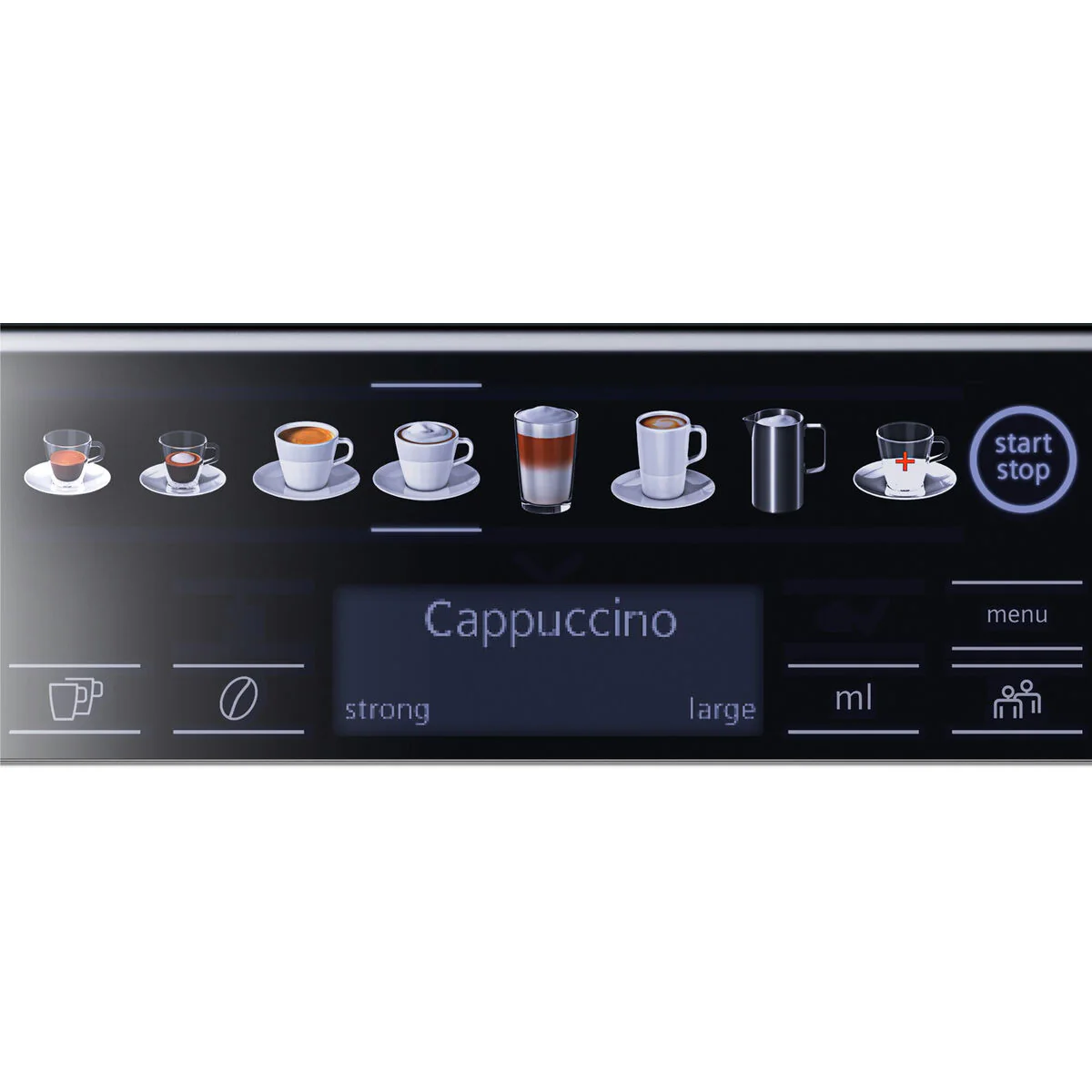 Superautomatisk kaffebryggare Siemens AG TE657319RW Svart Grå 1500 W 2 Csészék 1,7 L