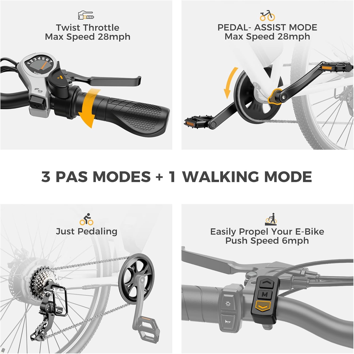 Heybike Race Max Electric Bike for Adults with 750W Peak Motor, 28mph Max Speed, 600WH Removable Battery Ebike, 27.5 Electric Mountain Bike with 7-Speed and Front Suspension