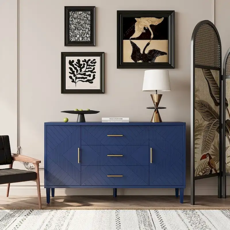 55 Elegant and Practical Carved Buffet/Sideboard Cabinet