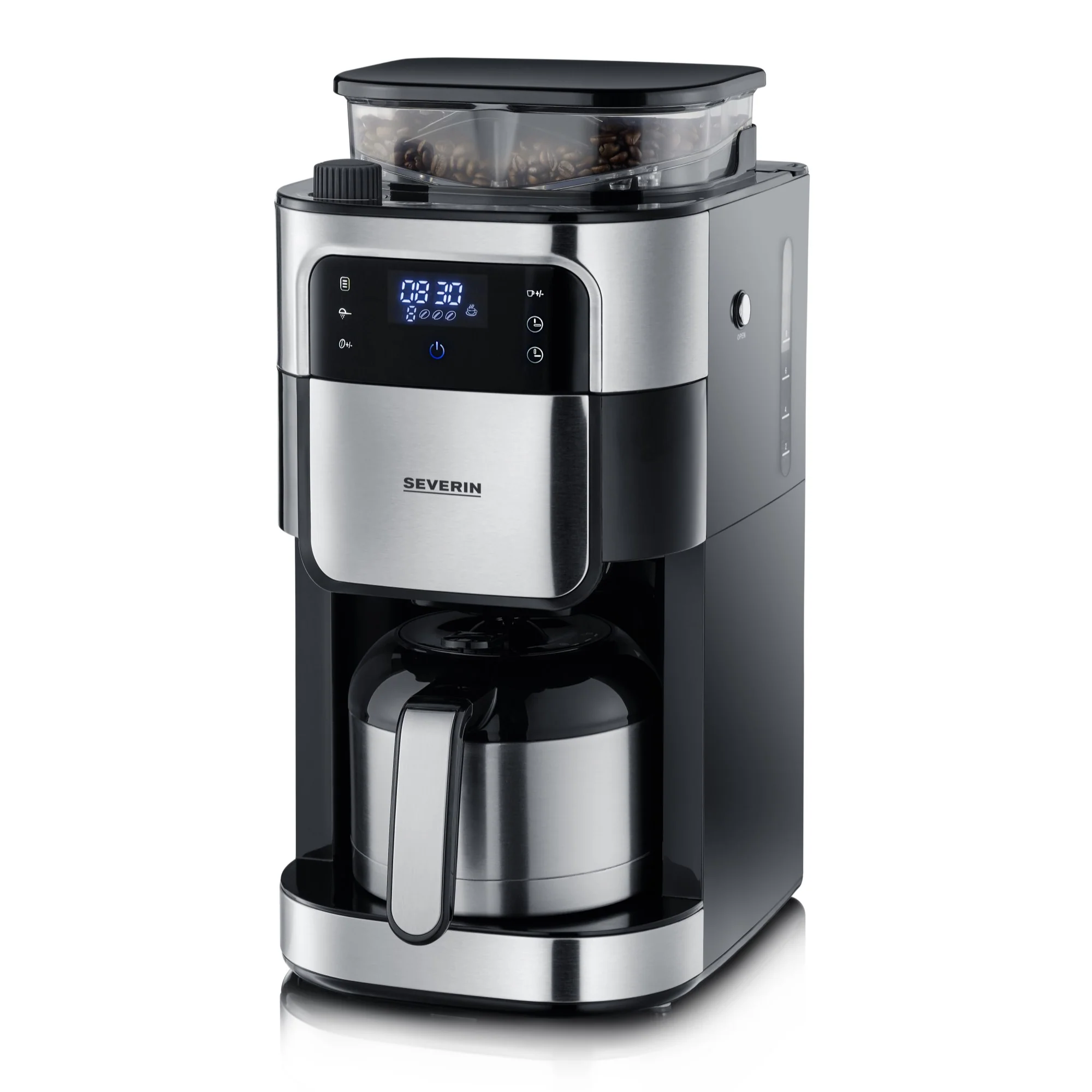 Severin Filterkaffeemaschine KA4814 edelstahl/schwarz
