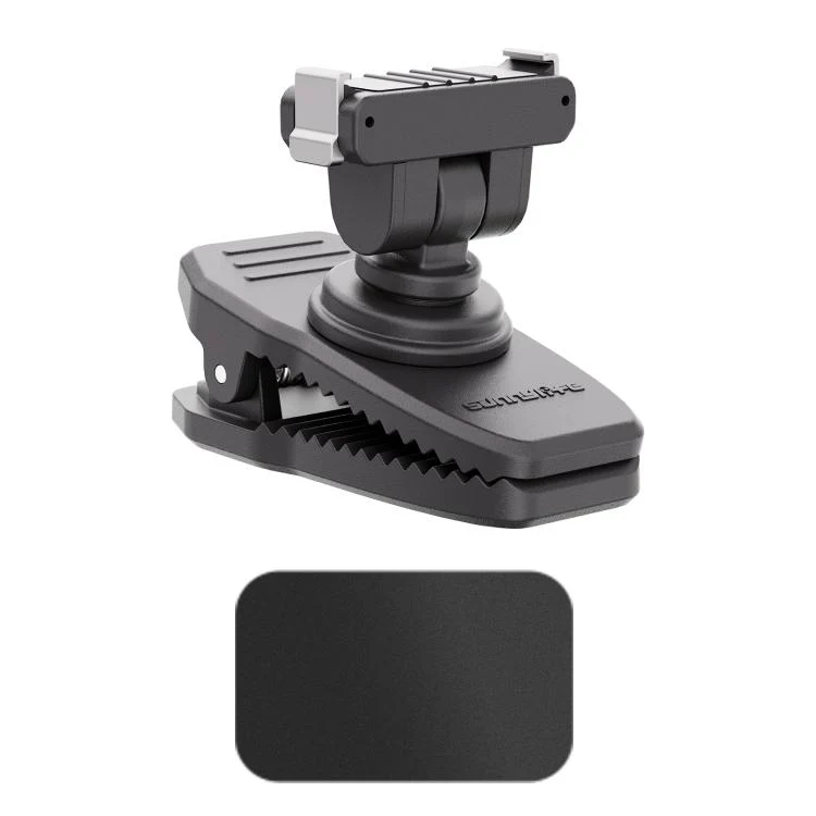 Sunnylife Magnetic Quick-Release Backpack Clip Adjustable Action Camera Clamp Vertical-Horizontal Mount for DJI Osmo Nano / Action 6, MJ-172 For DJI Osmo Nano / Action 6