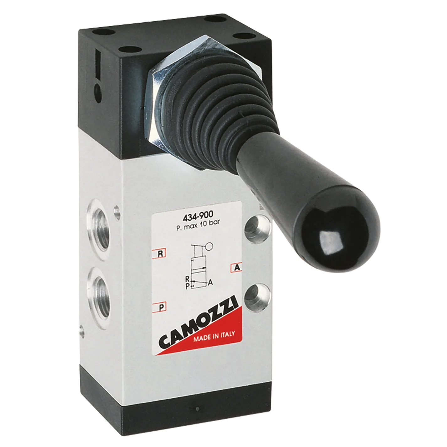 Camozzi 434 900 - 1/4 3/2 Lever Valve Bistable