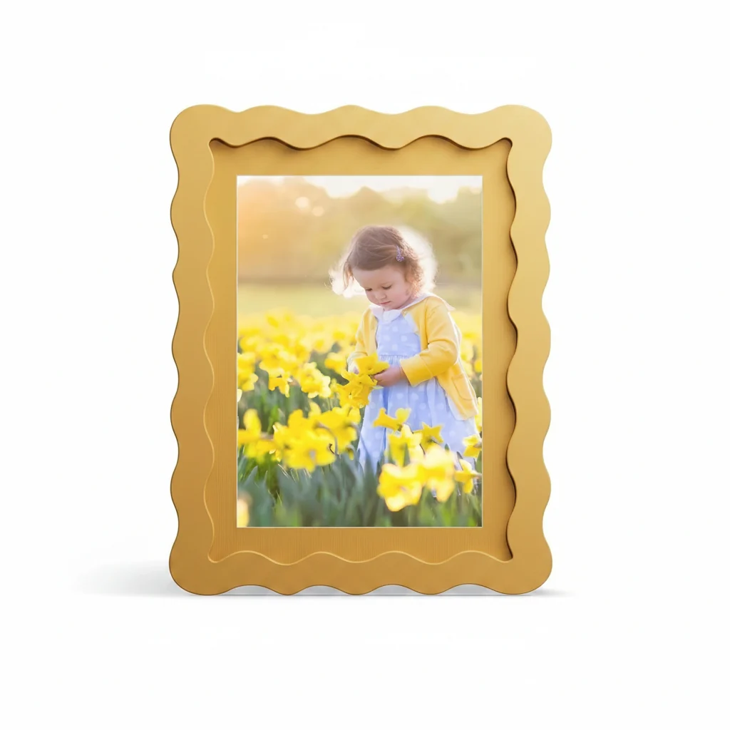 Dinevora Wavy Wooden Picture Frame