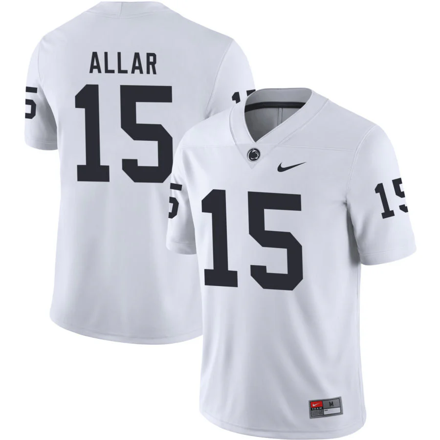 Men��s Penn State #15 Drew Allar Football Jersey