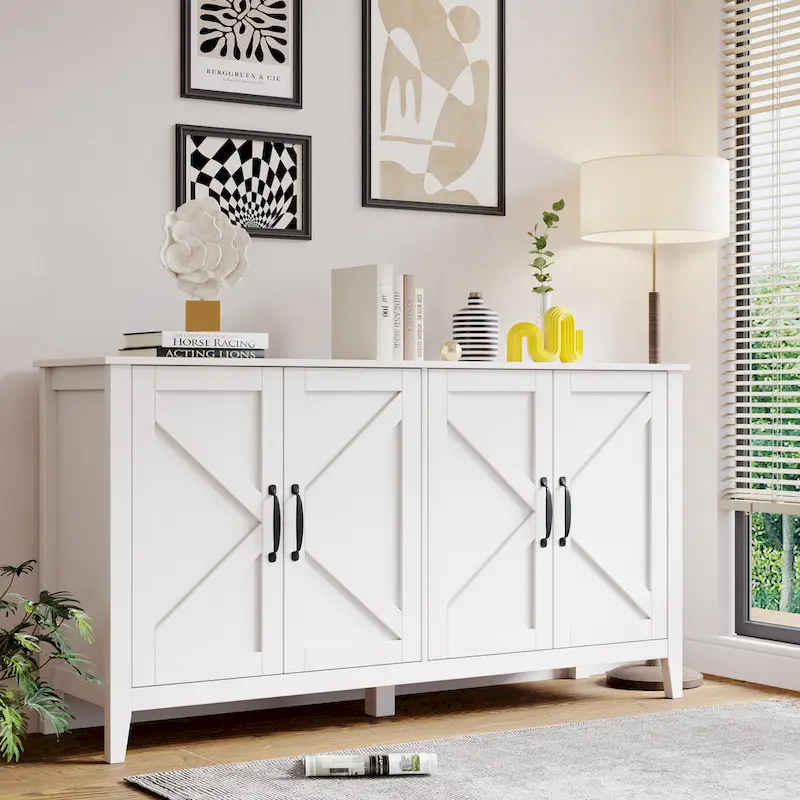 Versatile Freestanding Storage Cabinet for Living Room, Office, or Bedroom