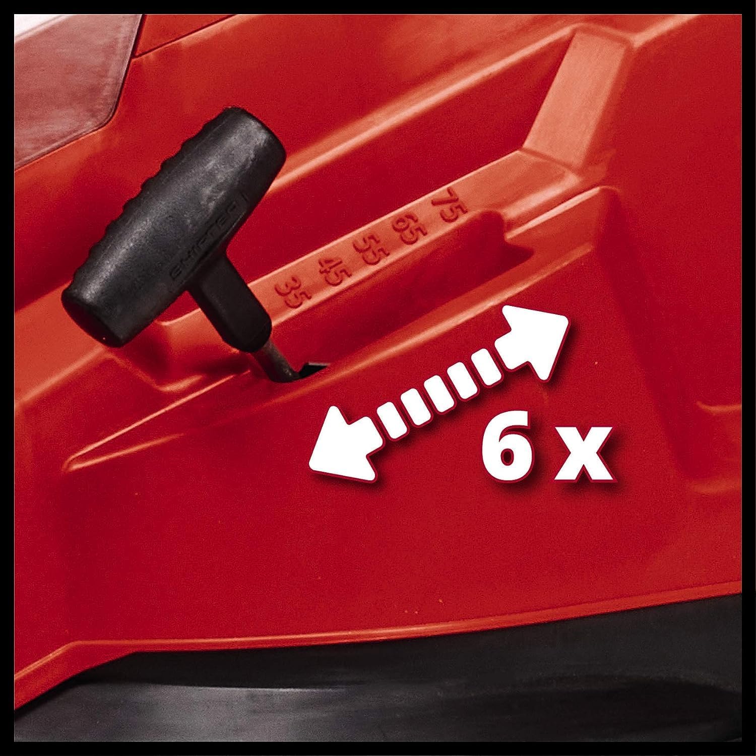 Einhell Akku-Rasenmäher GE-CM 36/37 Li-Solo Power X-Change (36 V, 37 cm Schnittbreite, bis 400 m², 45L Grasfangkorb, 25-75 mm Schnitthöhe, ohne Akku)