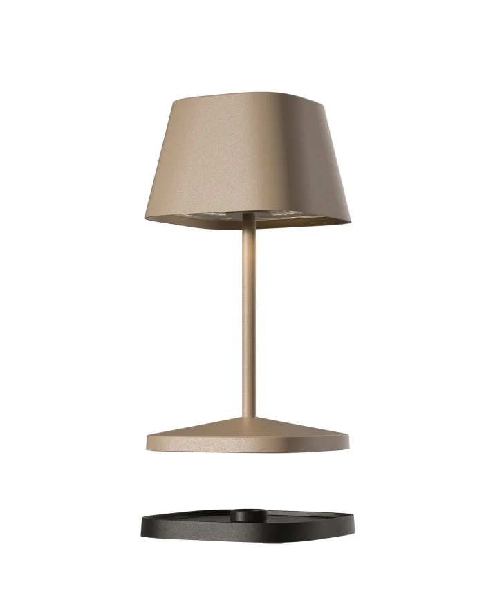 VilleroyBoch Tischleuchte NEAPEL RC, Akku In- & Outdoor, dimmbar