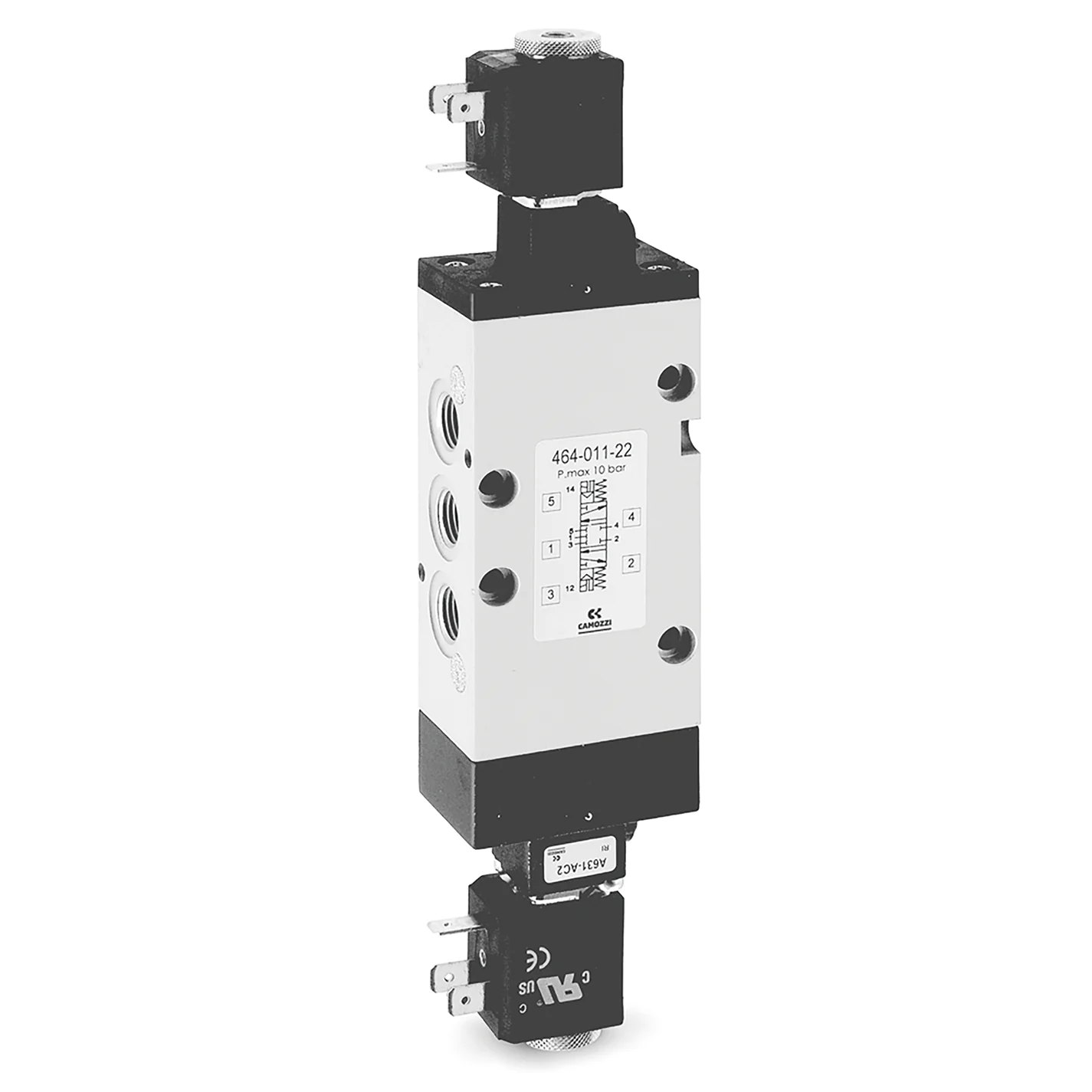 Camozzi 464 011 22 - 1/4 SolenoId Valve N/C