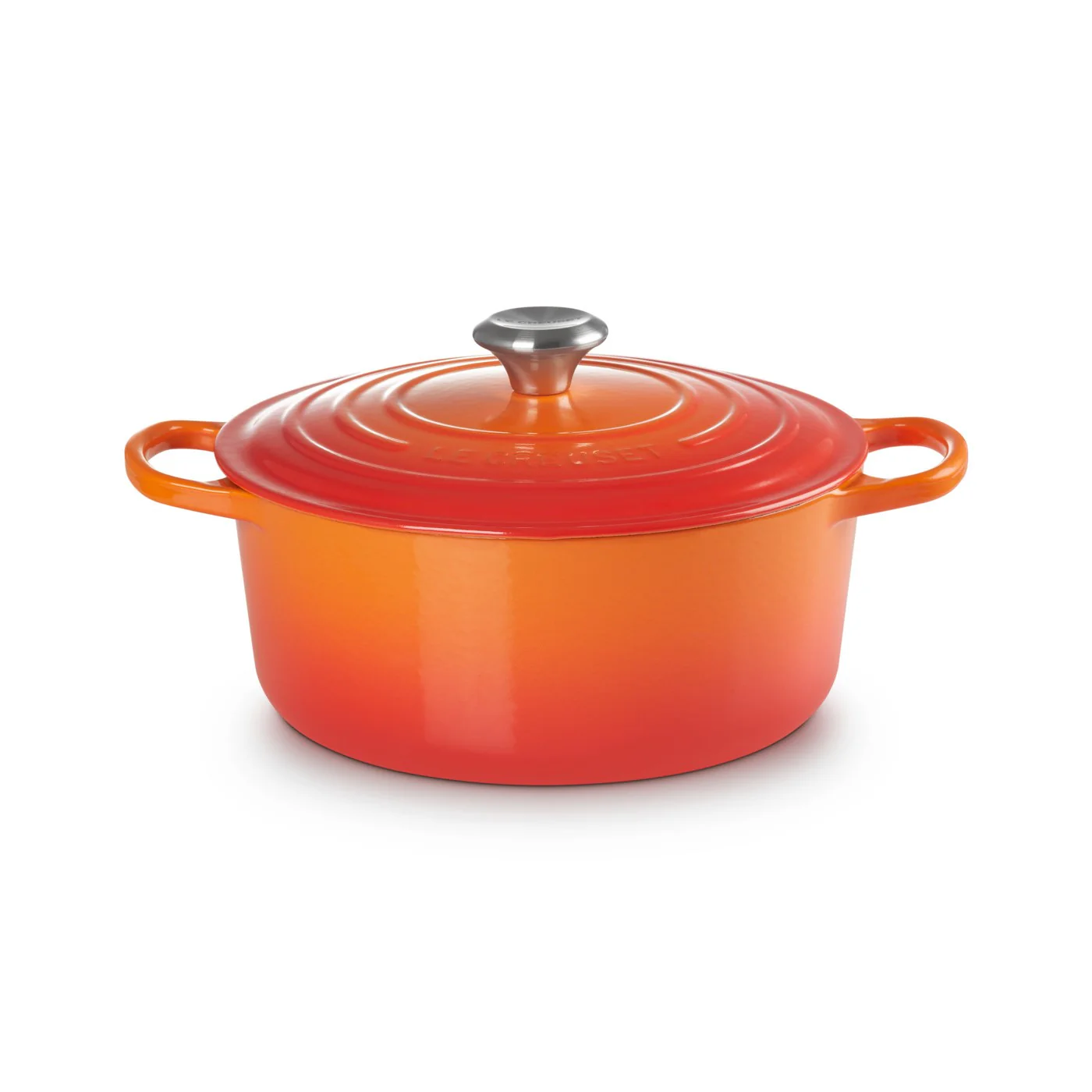 Le Creuset Pfanne Signature Gusseisen-Bräter, Ø 26cm, Ofenrot