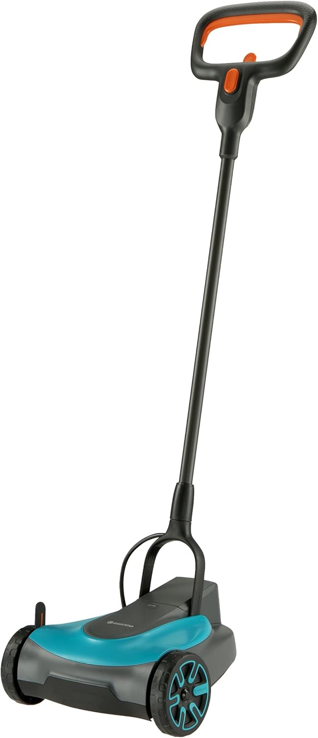 Gardena Akku-Rasenmäher HandyMower 22/18V P4A Ready-To-Use Set: Handrasenmäher, für Rasenflächen bis zu 50 m², Schnitthöhenverstellbar, inkl. 18V P4A Akku (14620-20)