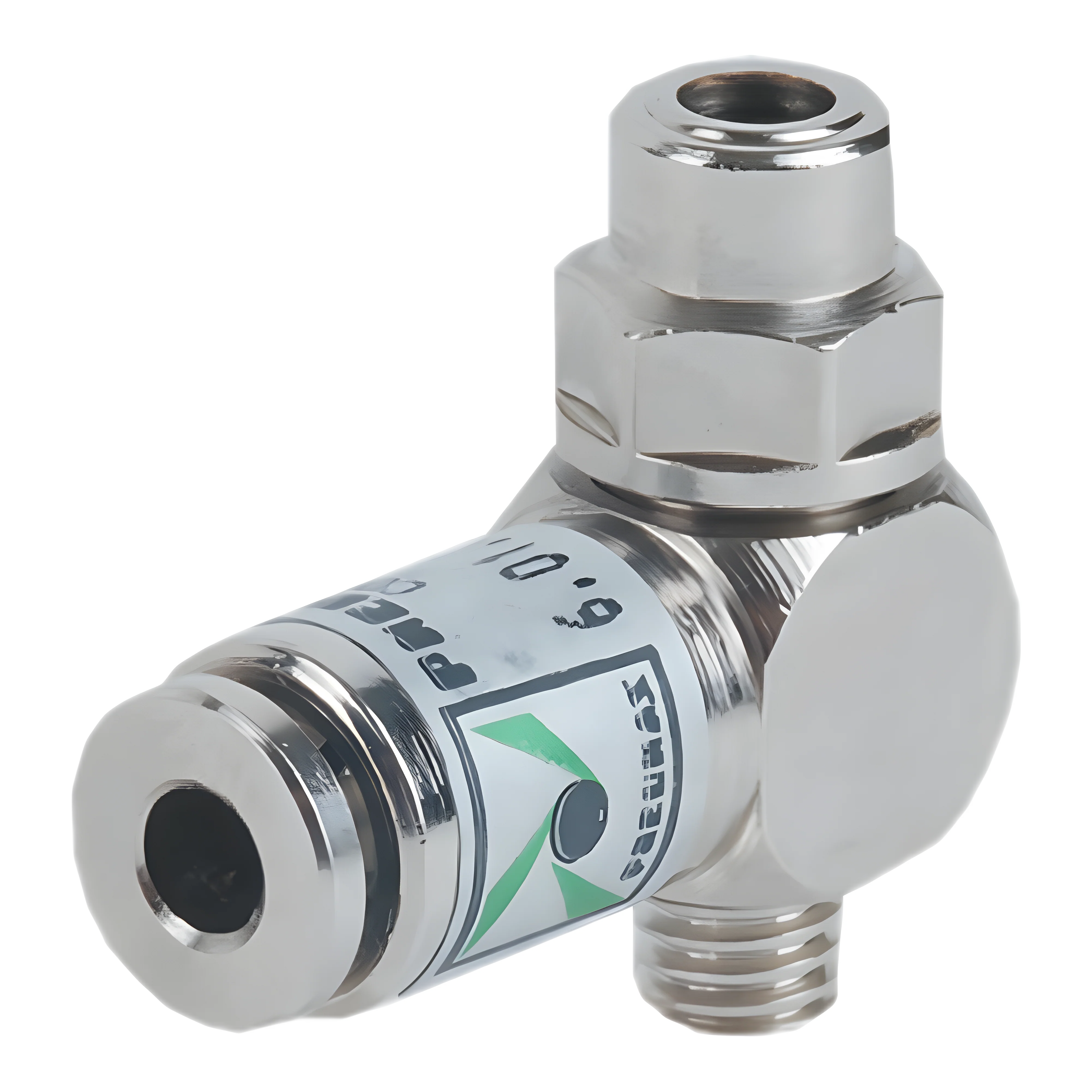 Pneumax 6.01.45.1.2 Mini Banjo Flow Control M5-4mm Unidir Meter In (Screw)