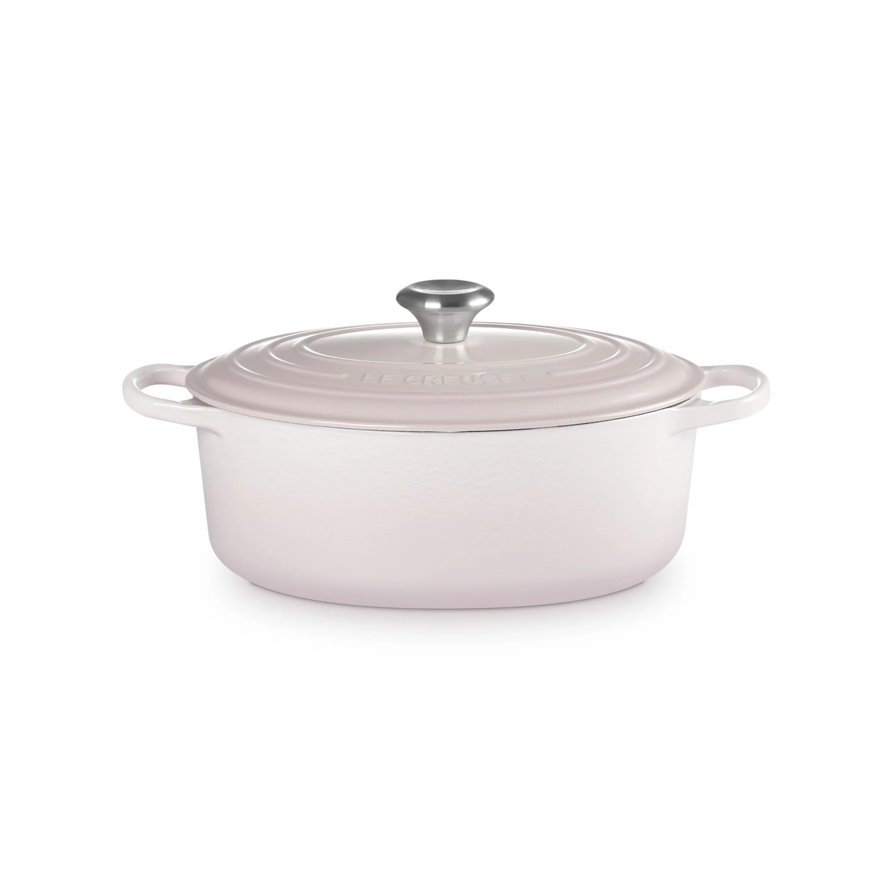 Le Creuset Pfanne Signature Bräter Oval  29 cm Shell Pink
