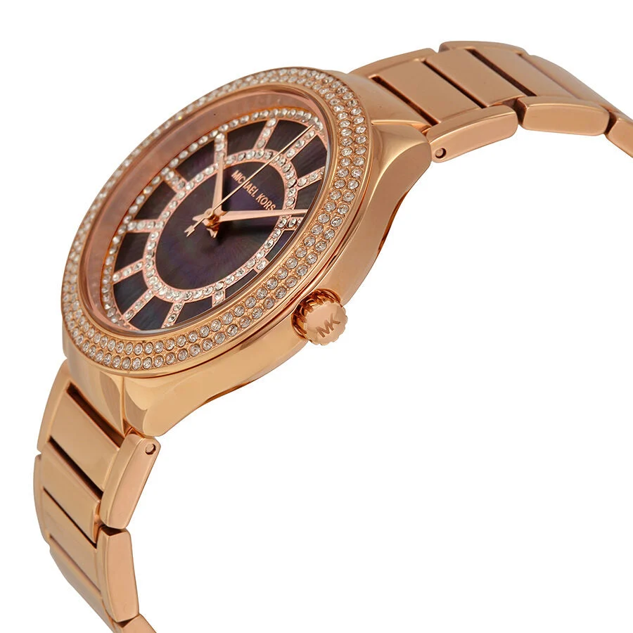 Michael Kors Kerry Back MOP Dial Rose Gold Women's Watch - MK3397